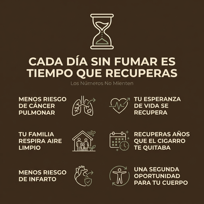 Inhalador de apoyo para dejar de fumar